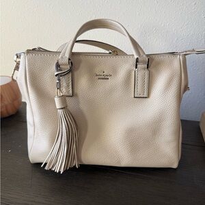 Kate Spade Satchel bag bone color with strap